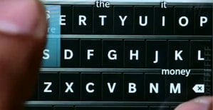 BlackBerry Z10 keyboard