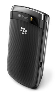 BlackBerry Torch 9800 back