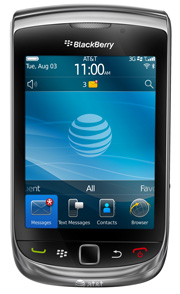 BlackBerry Torch navigation