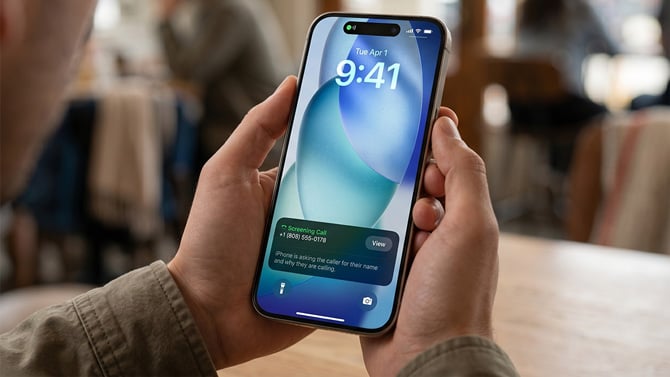 Concept image of call screening