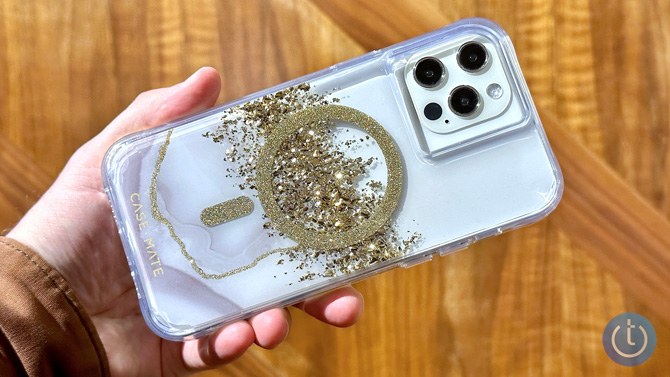 Apple Presidio Perfect-Clear Glitter iPhone 14 Pro Max Cases