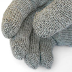 Dots Gloves D217 Clay Merino Lambswool