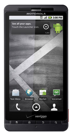 Motorola DROID X front