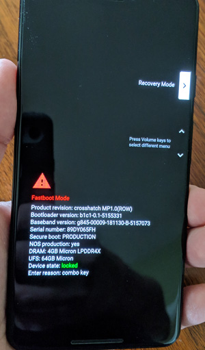 ANdroid fastboot mode