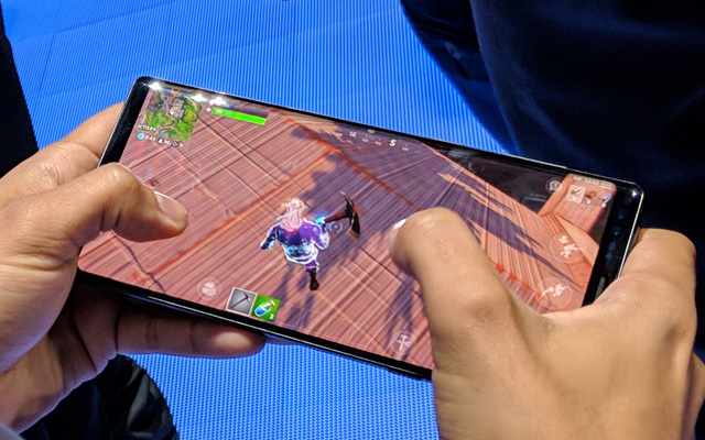 Fortnite on Samsung Galaxy Note9