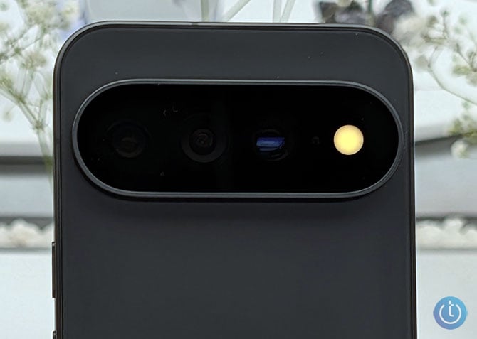 Google Pixel 11 series phone back with yellow HiLight