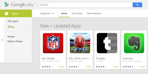 Google Play app store