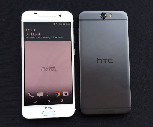 HTC One A9 front and back