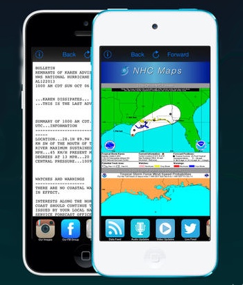 Hurricane Tracker app