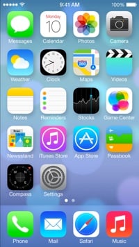 iOS 7 redesign