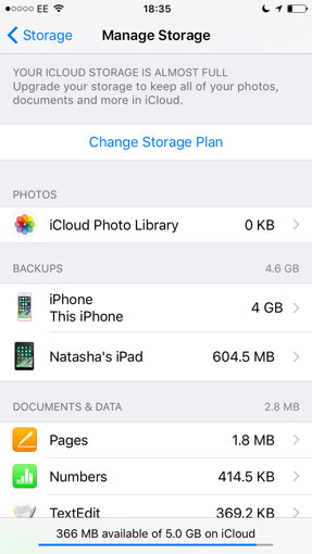 Check what is eating up the most storage