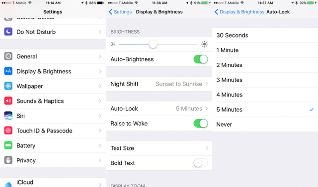 What S Draining Your Iphone Battery Techlicious Ios 10 Reduce Screen Brightness