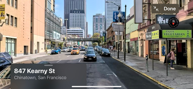 iOS 13 Maps Look Around feature