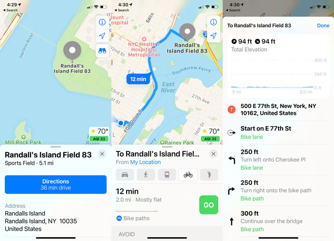 iOS 14 Maps