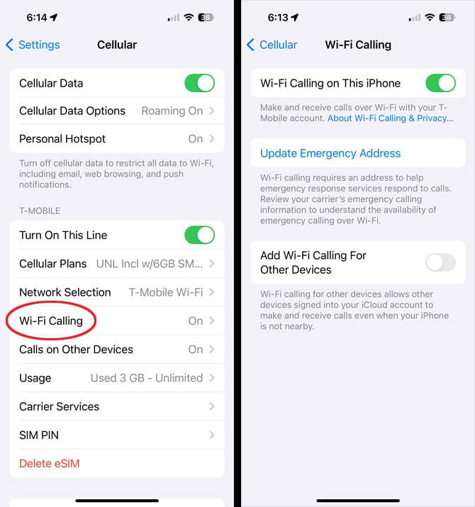 Wifi calling discount iphone verizon
