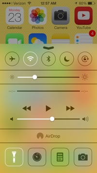 iOS 7 Control Center