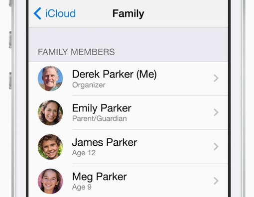 iOS 8 Family Member setup