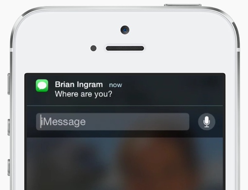iOS 8 Respond to Notifications