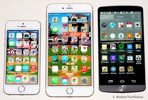 iPhone 6, iPHone 6 Plus, LG G3