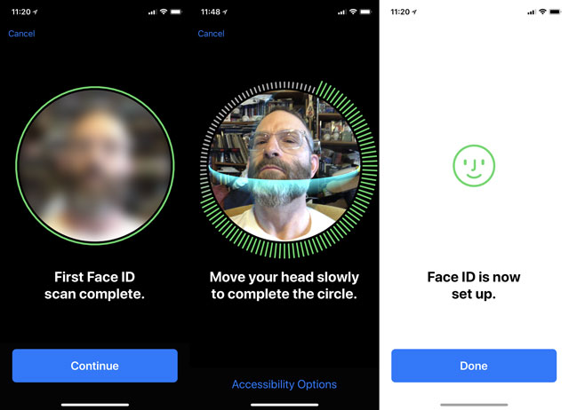 Set up Face ID