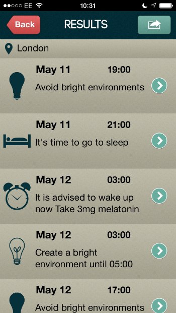 Jet Lag App