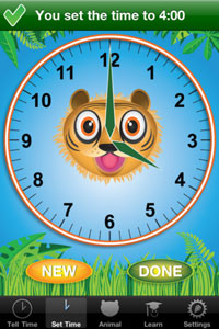 Jungle Time: Learn How to Tell Time