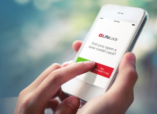 Lifelock on a smartphone