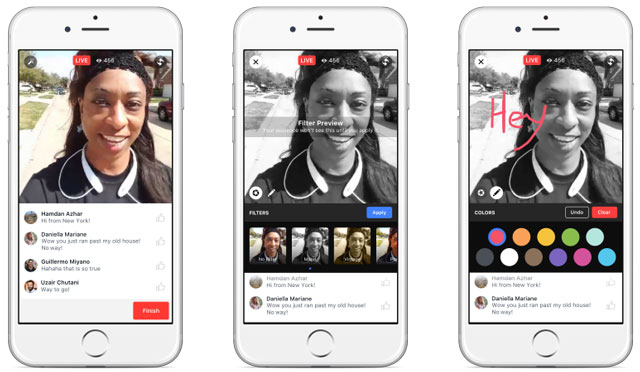 Facebook Live Video Creative Features