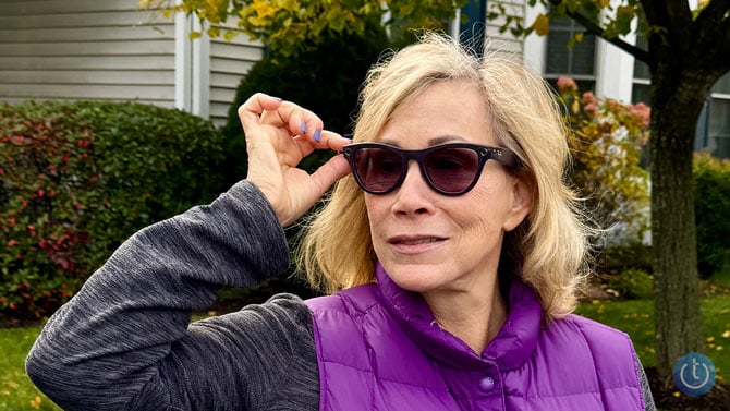 Meta Ray-Ban Display worn by the author