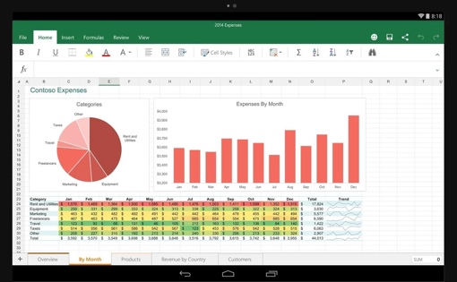 Microsoft Excel for Android