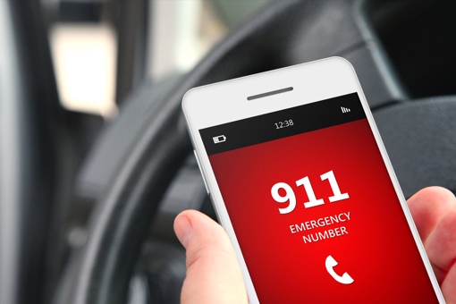 Mobile 911 call