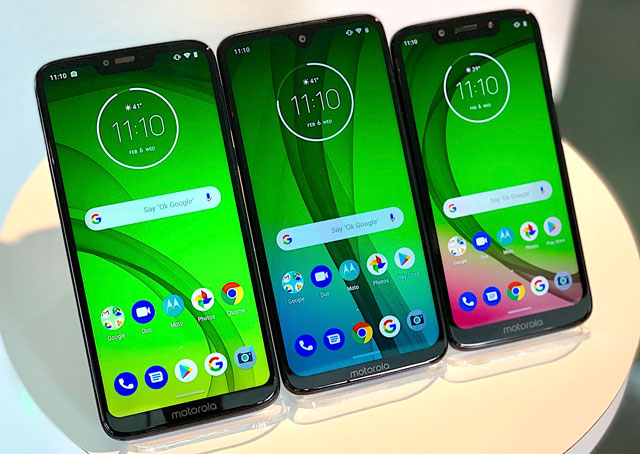 Motorola G7 family of phones