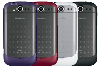 T-Mobile myTouch 4G colors