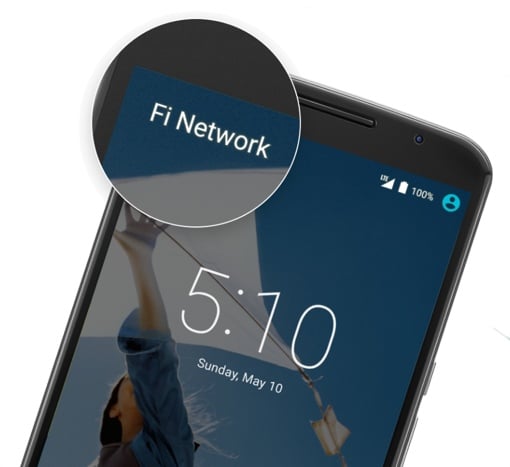 Motorola Nexus 6 with Google Project Fi service