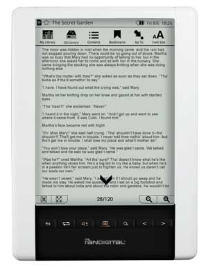 Pandigital Novel Personal eReader book