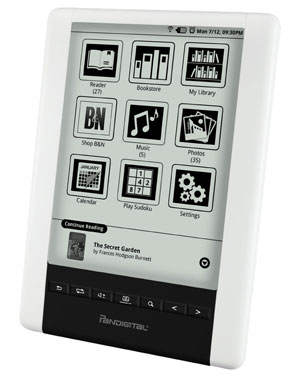 Pandigital Novel Personal eReader main
