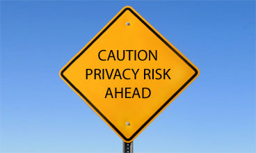 Privacy Risk sign