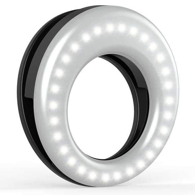 Auxiwa clip-on selfie ring light 