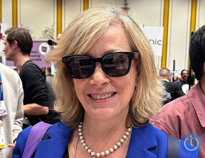 Writer wears Roki AI Glasses Style