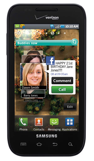 Samsung Fascinate front