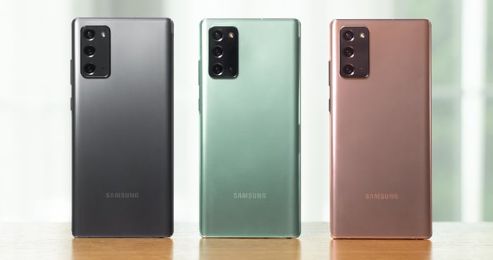 Samsung Galaxy Note20 Colors