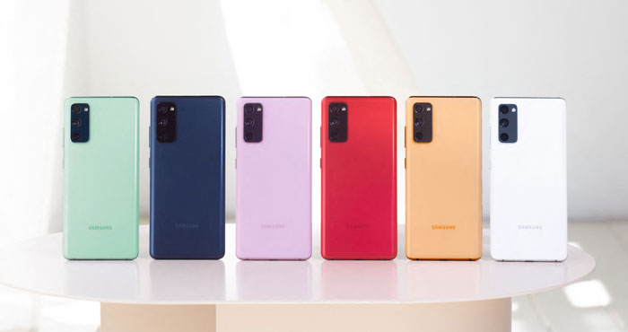 Samsung Galaxy S20 FE colors