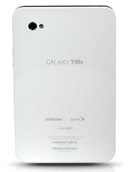 Samsung Galaxy Tab for Sprint back