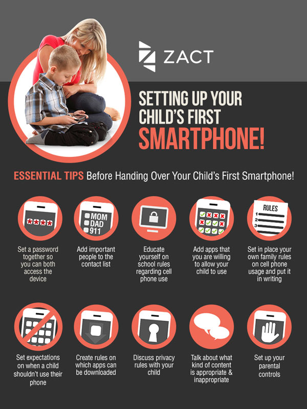How to set up a child's smartphone