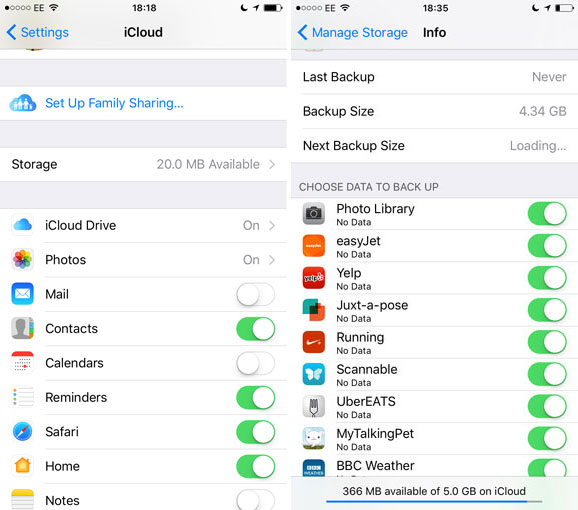 Free up storage in iCloud Drive