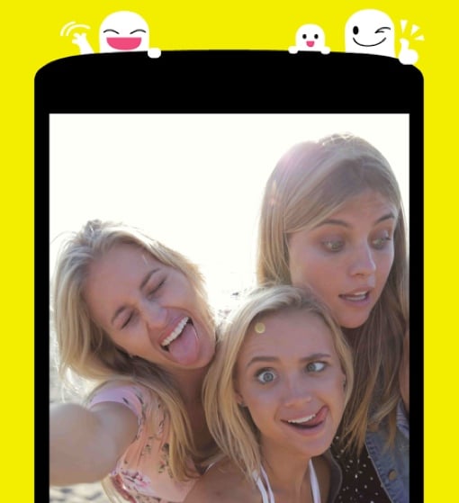 Snapchat App on phone