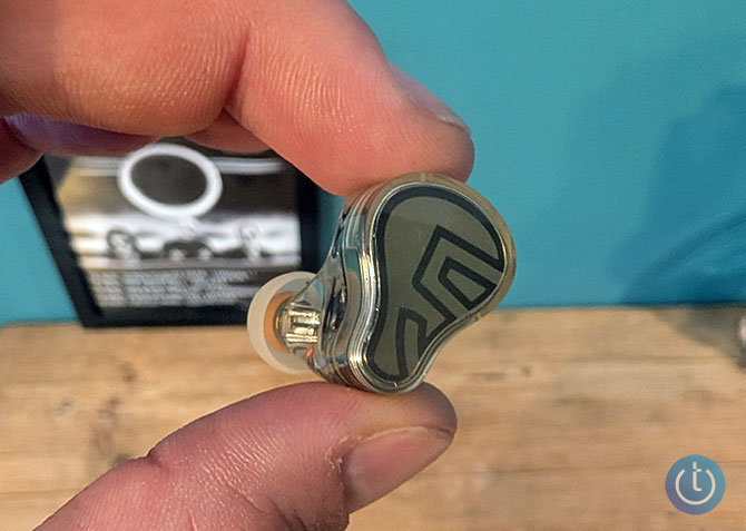 The SoundPEATS H3 are shown close up from the front so you can see the eartip