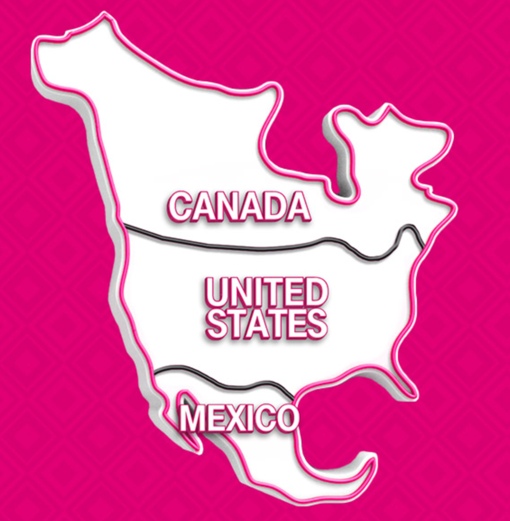 North America T-Mobile Map