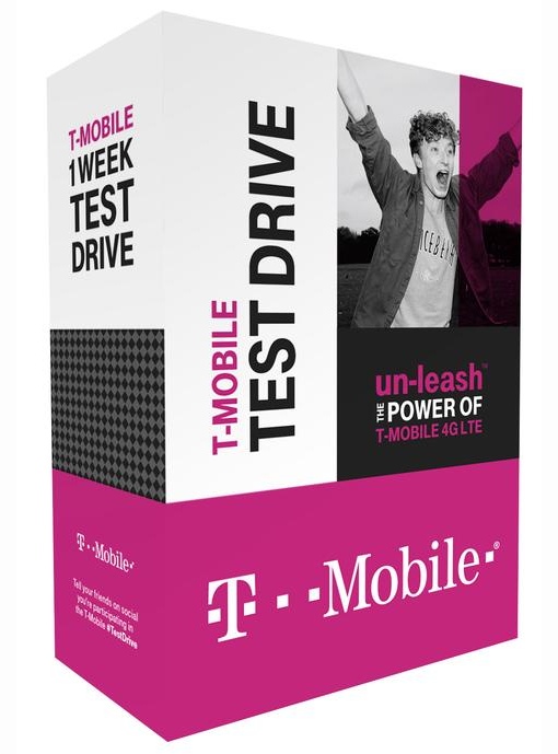 T-Mobile Test Drive box