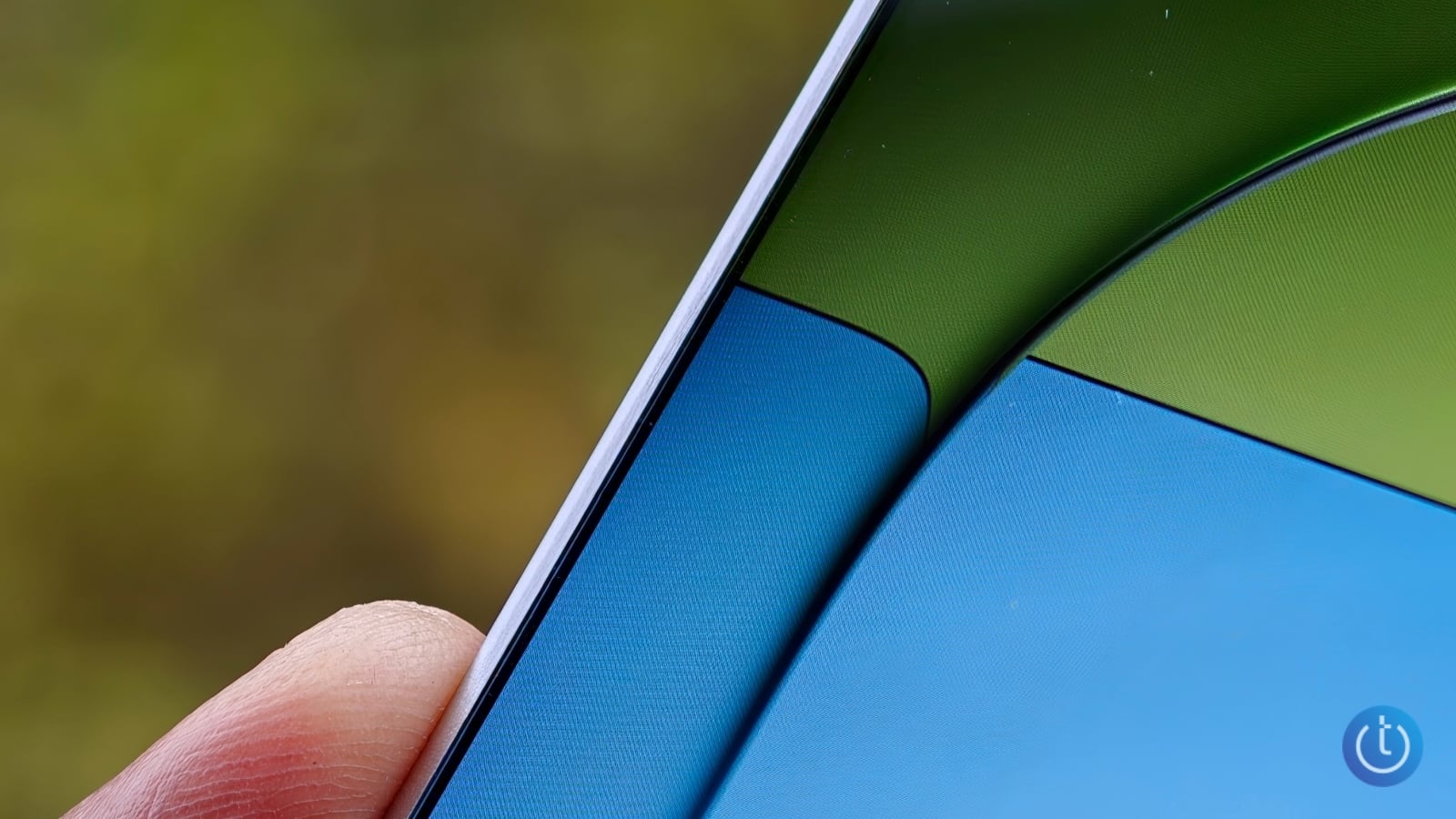TECNO Next-Gen Bezelless Concept Phone bezel close-up